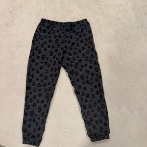 Stance leopard print sweatpants size Large
